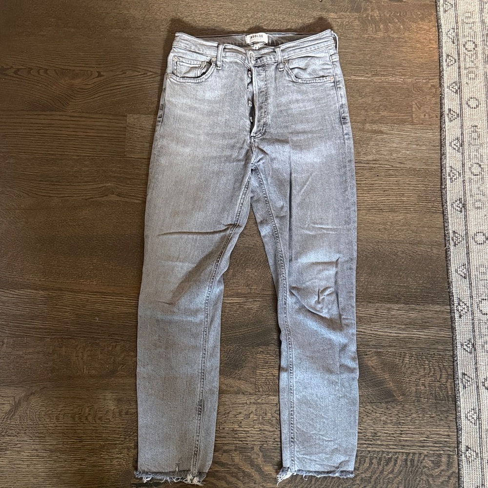 Agolde Light Gray Denim - Nico
